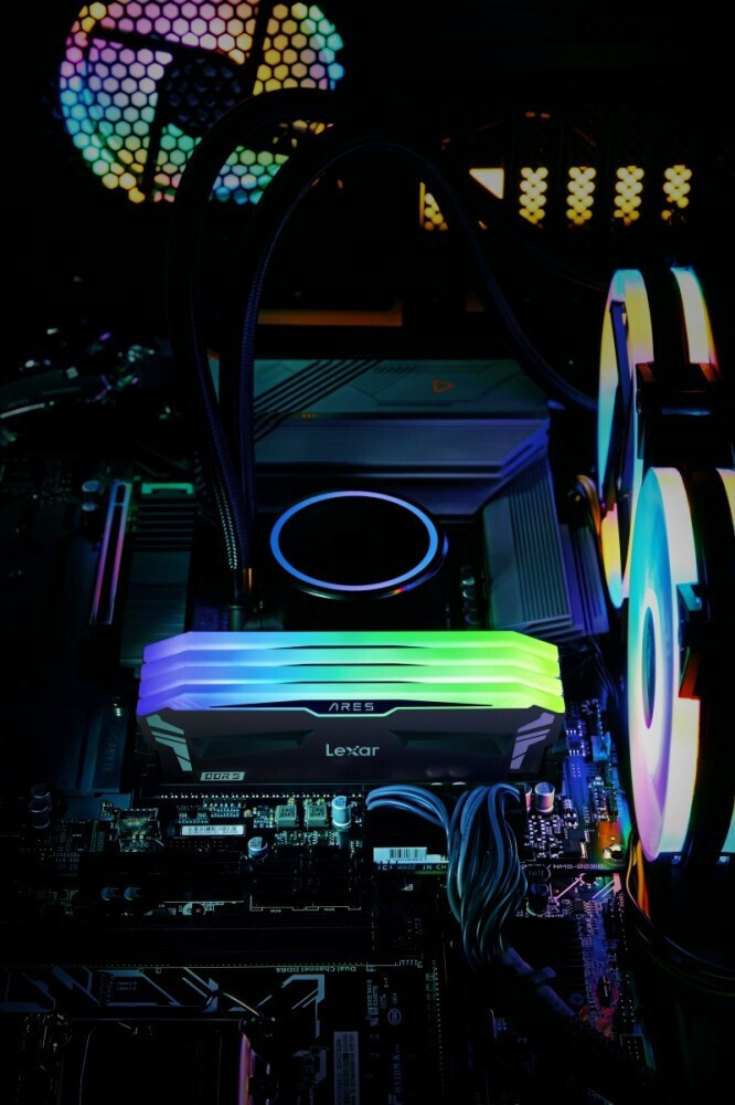 Lexar Ares RGB DDR5 32GB RAM με 2x16GB Modules και Ταχύτητα 6800 για Desktop LD5U16G68C34LA-RGD - Image 6