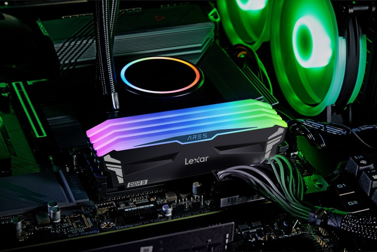 Lexar Ares RGB DDR5 32GB RAM με 2x16GB Modules και Ταχύτητα 6800 για Desktop LD5U16G68C34LA-RGD - Image 5