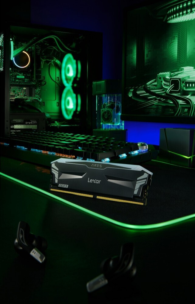 Lexar Ares RGB DDR5 32GB RAM με 2x16GB Modules και Ταχύτητα 6800 για Desktop LD5U16G68C34LA-RGD - Image 9
