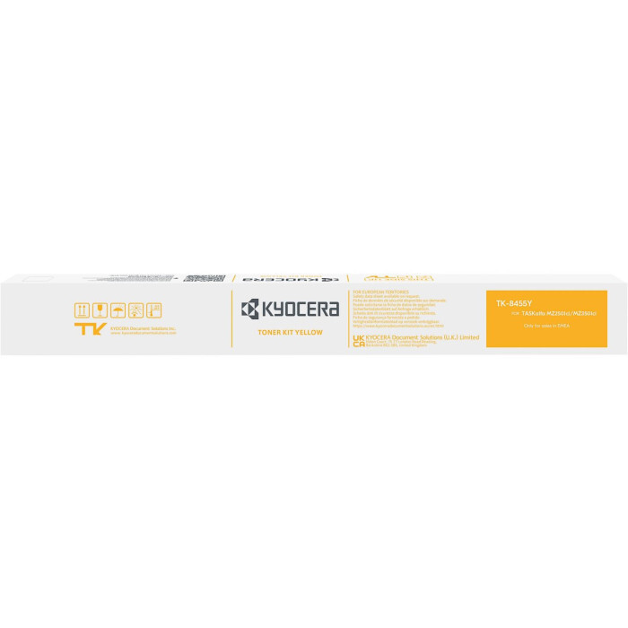 Kyocera TK-8455Y Γνήσιο Toner Laser Εκτυπωτή Κίτρινο 12000 Σελίδων (1T0C2MANL0)