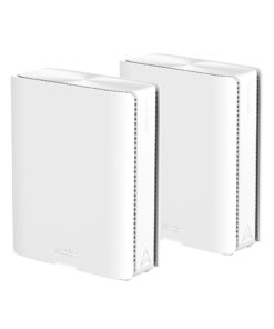Asus ZenWiFi BQ16 v1 WiFi Mesh Network Access Point Wi‑Fi 7 Quad Band (2.4 & 5 & 5 & 6GHz) σε Διπλό Kit Λευκό