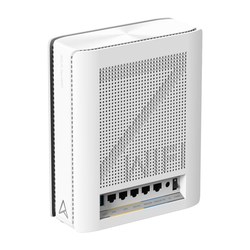 Asus ZenWiFi BQ16 v1 WiFi Mesh Network Access Point Wi‑Fi 7 Quad Band (2.4 & 5 & 5 & 6GHz) σε Διπλό Kit Λευκό - Image 5