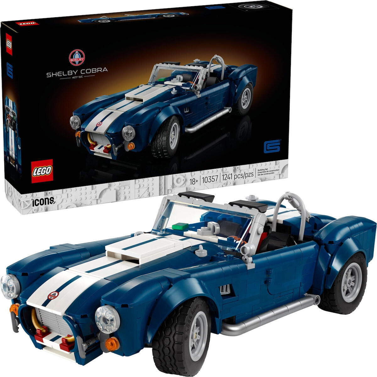 Lego Icons Shelby Cobra 427 S/C για 18+ Ετών 1241τμχ