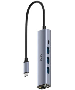 Cudy USB 3.0 Hub 5 Θυρών με σύνδεση USB-C Γκρι