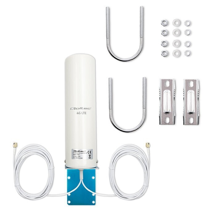 Qoltec 57044 Εξωτερική Κεραία 4G Πανκατευθυντική 5dBi με σύνδεση SMA - Image 2