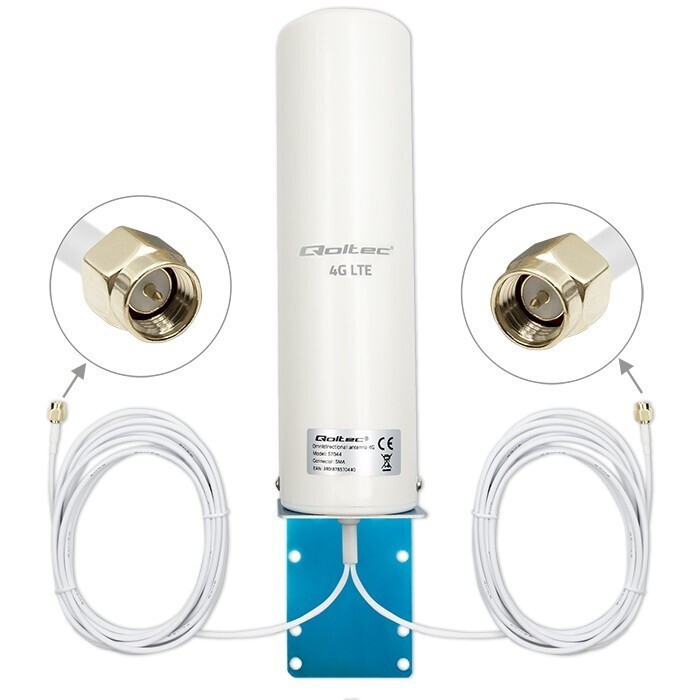 Qoltec 57044 Εξωτερική Κεραία 4G Πανκατευθυντική 5dBi με σύνδεση SMA - Image 4