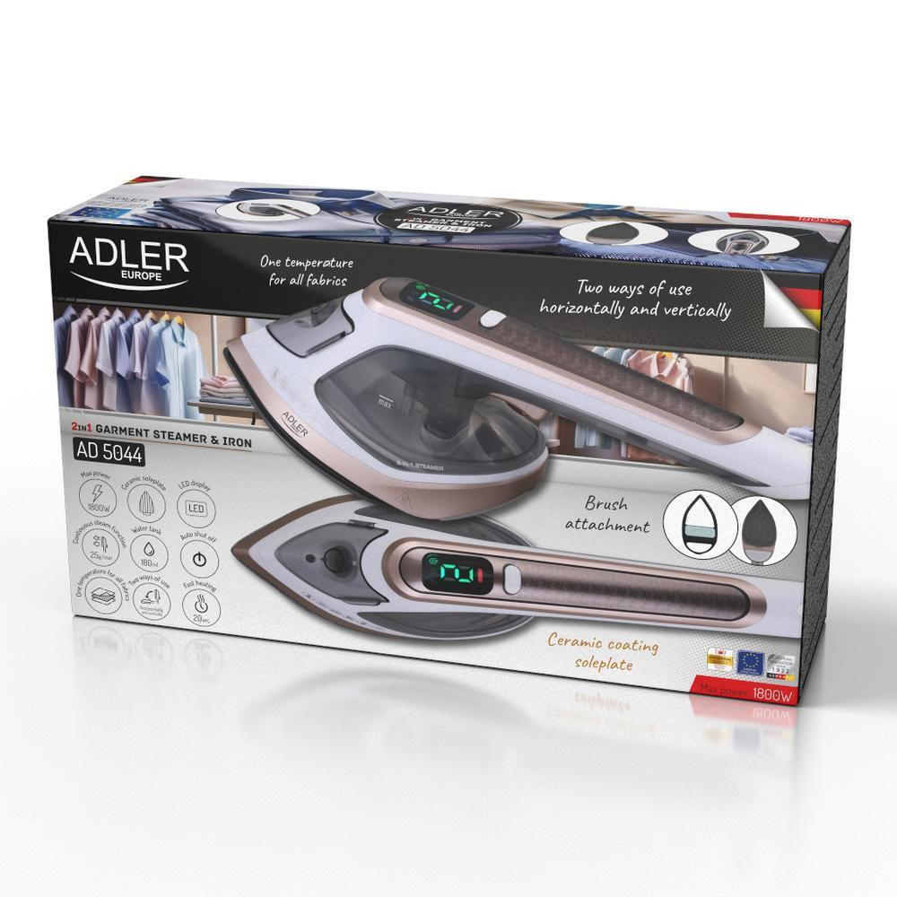 Adler AD 5044 1800W με Συνεχόμενη Παροχή Ατμού 25gr/min - Image 6