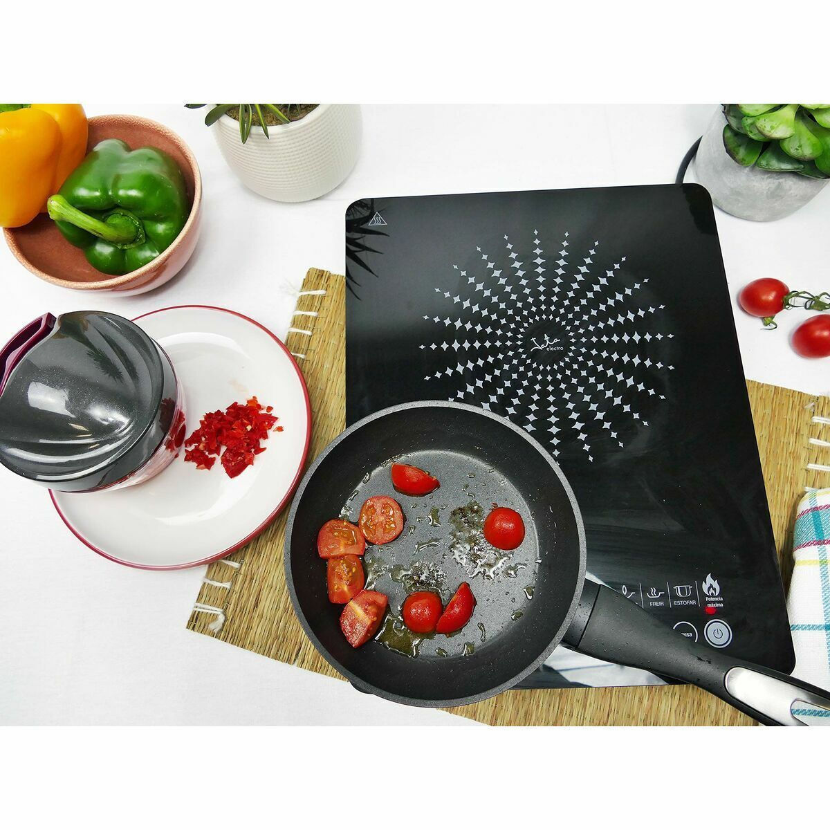 Jata VIN145 Επιτραπέζια Εστία Επαγωγική Μονή Μαύρη - Image 3