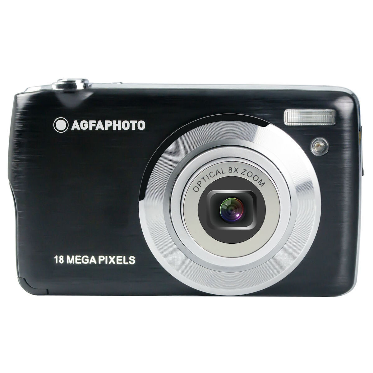 AgfaPhoto Realishot DC8200 Compact Φωτογραφική Μηχανή 18MP Οπτικού Ζουμ 8x με Οθόνη 2.7" και Ανάλυση Video Full HD (1080p) Μαύρη - Image 2