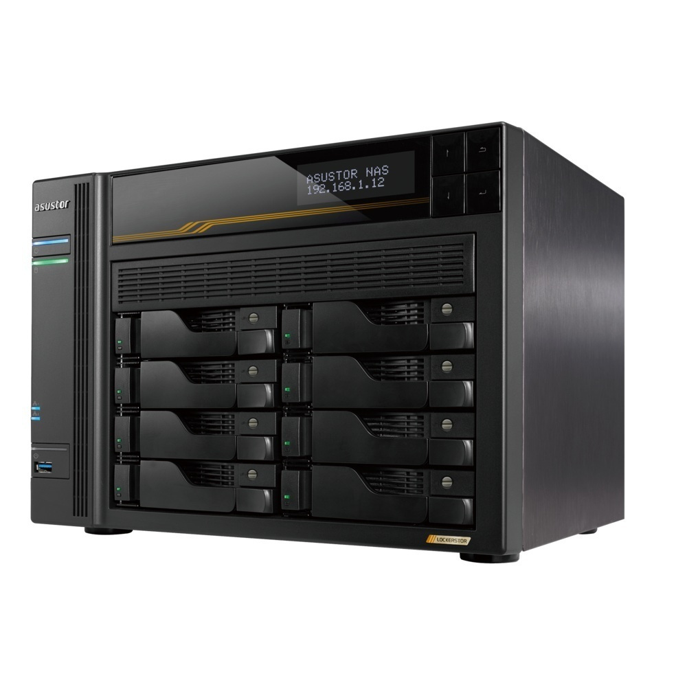 Asustor Lockerstor 8 Gen3 AS6808T NAS με 12 θέσεις για M.2 - Image 3