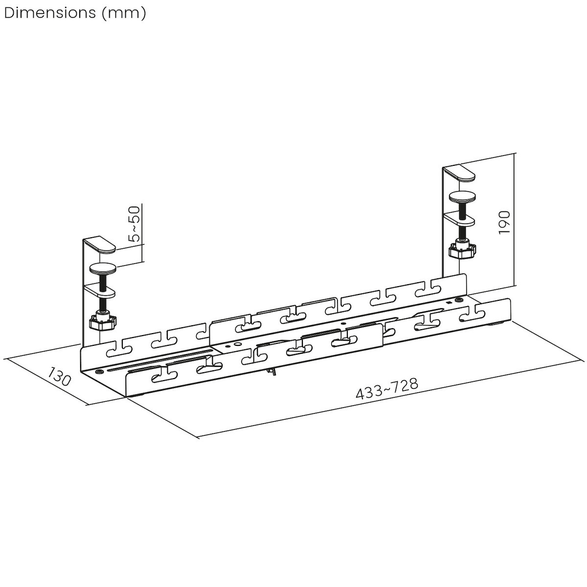 Maclean Energy Στήριγμα Καλωδίων Λευκό (MC-103 W) 1τμχ - Image 7
