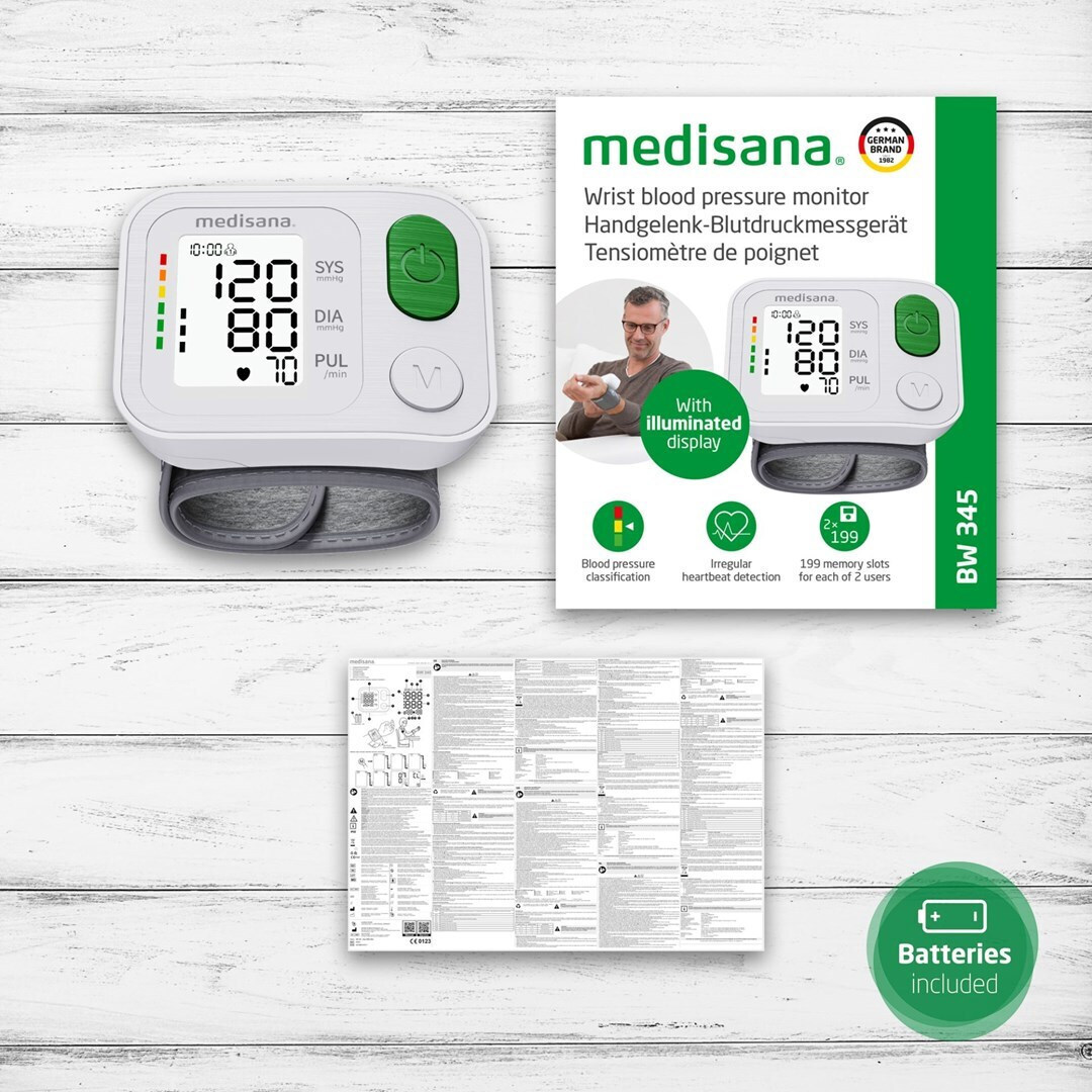 Medisana Bw 345 Wrist Blood Pressure Monitor - Image 4