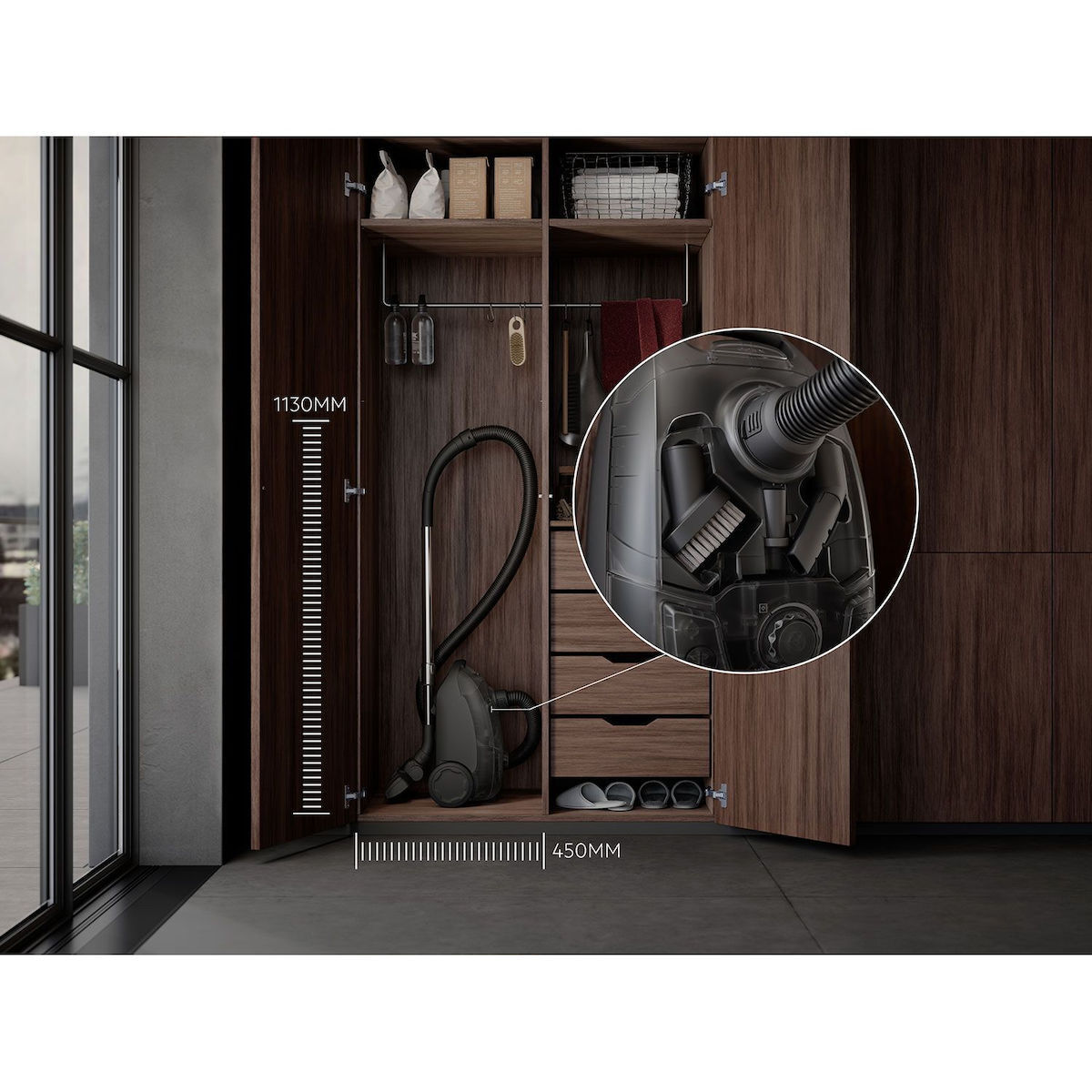 AEG 750W με Σακούλα Μαύρη AB31C1GG - Image 7
