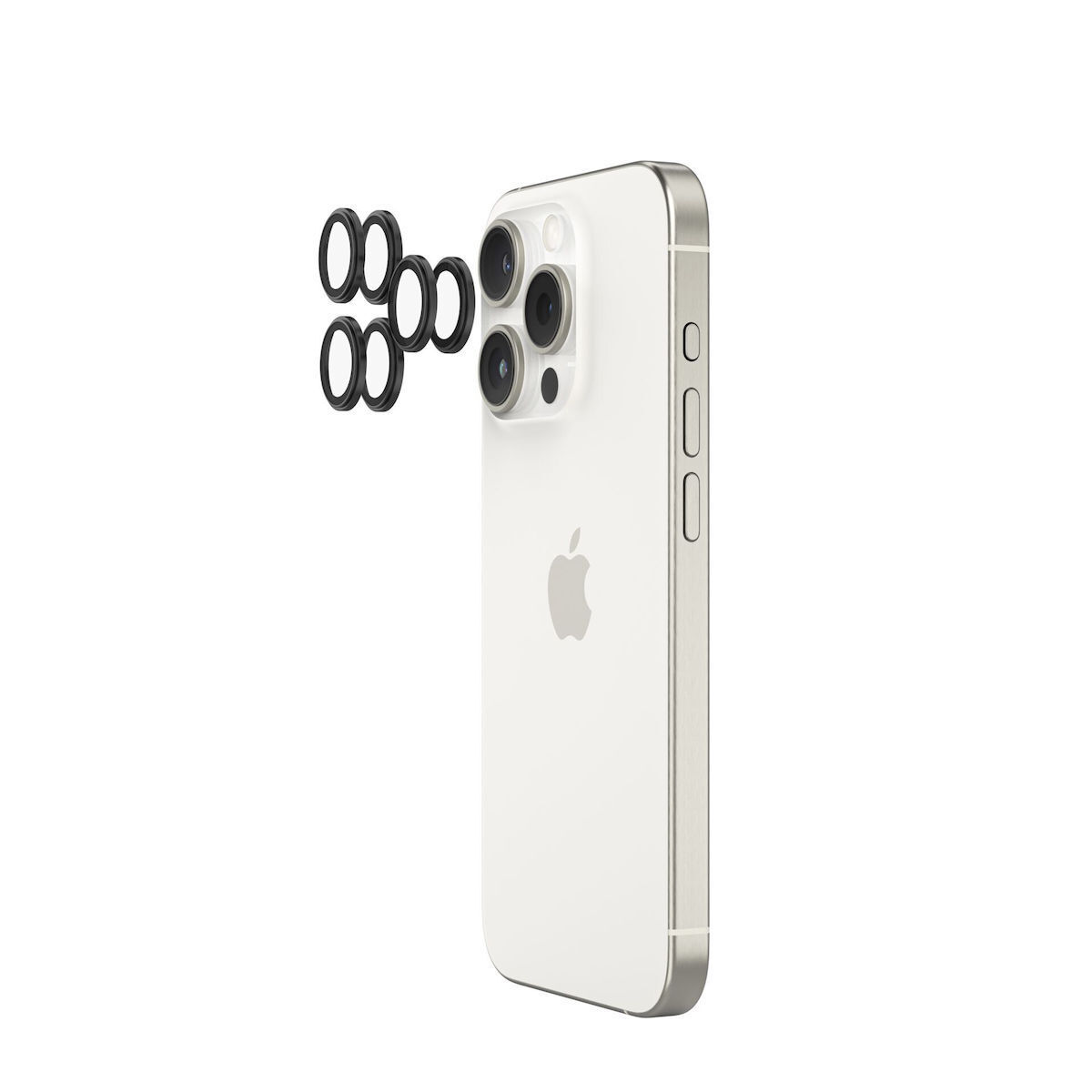 Belkin Προστασία Κάμερας Tempered Glass για το iPhone 15 Pro, iPhone 15 Pro Max - Image 2