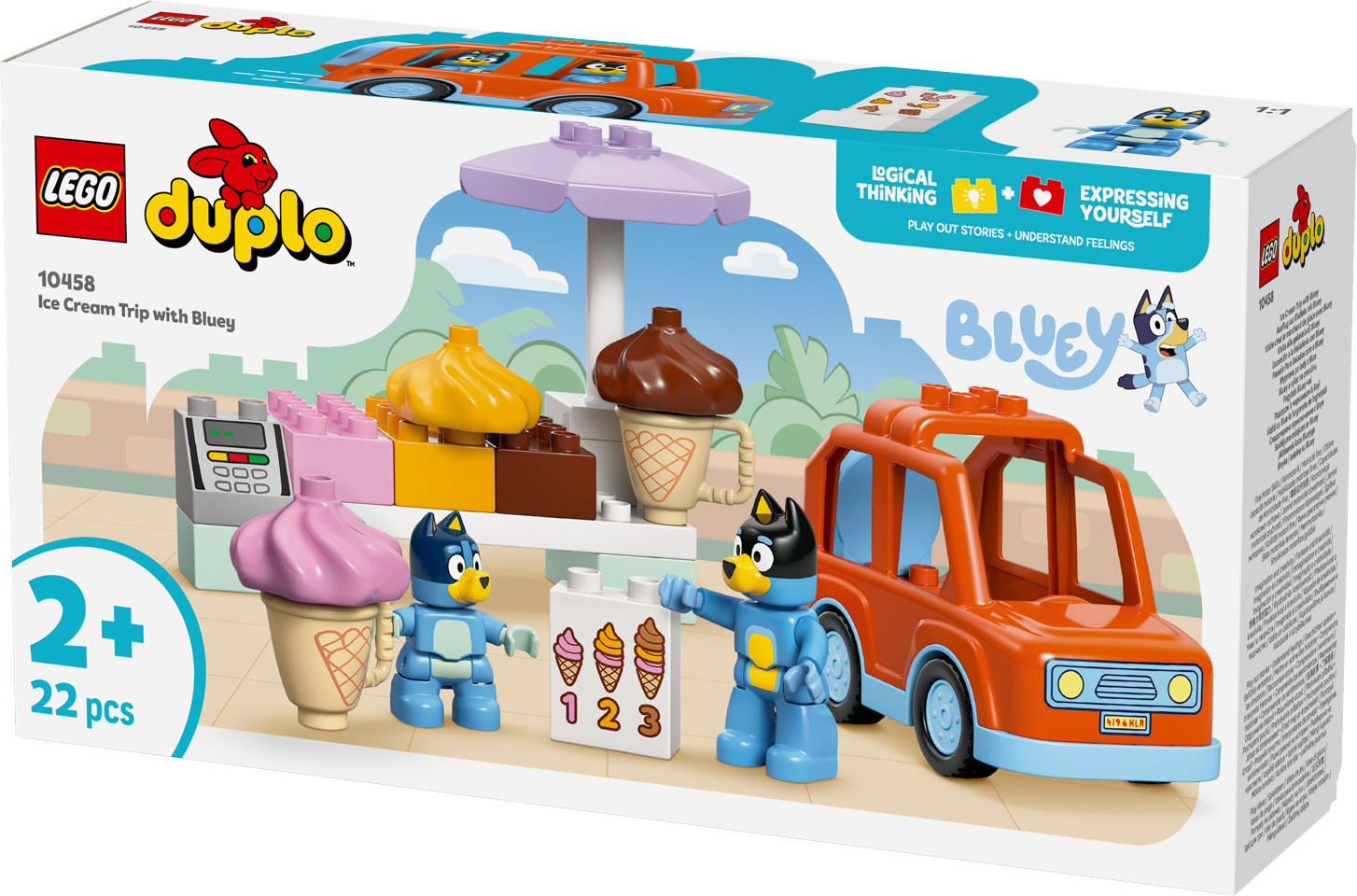 Lego Duplo Ice Cream Trip With Bluey για 2+ Ετών 22τμχ - Image 4