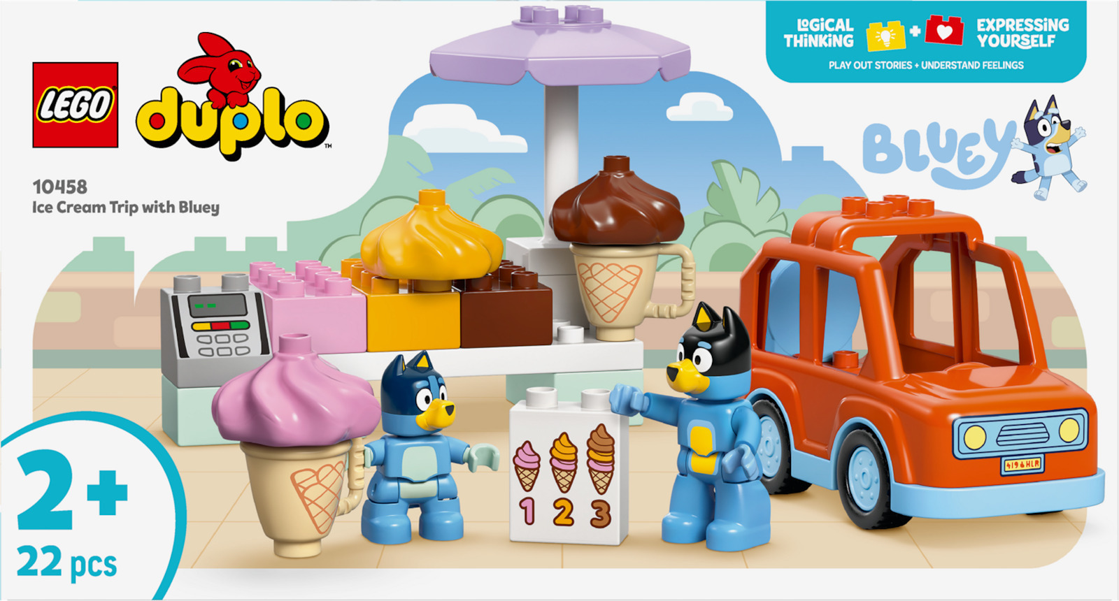 Lego Duplo Ice Cream Trip With Bluey για 2+ Ετών 22τμχ - Image 3