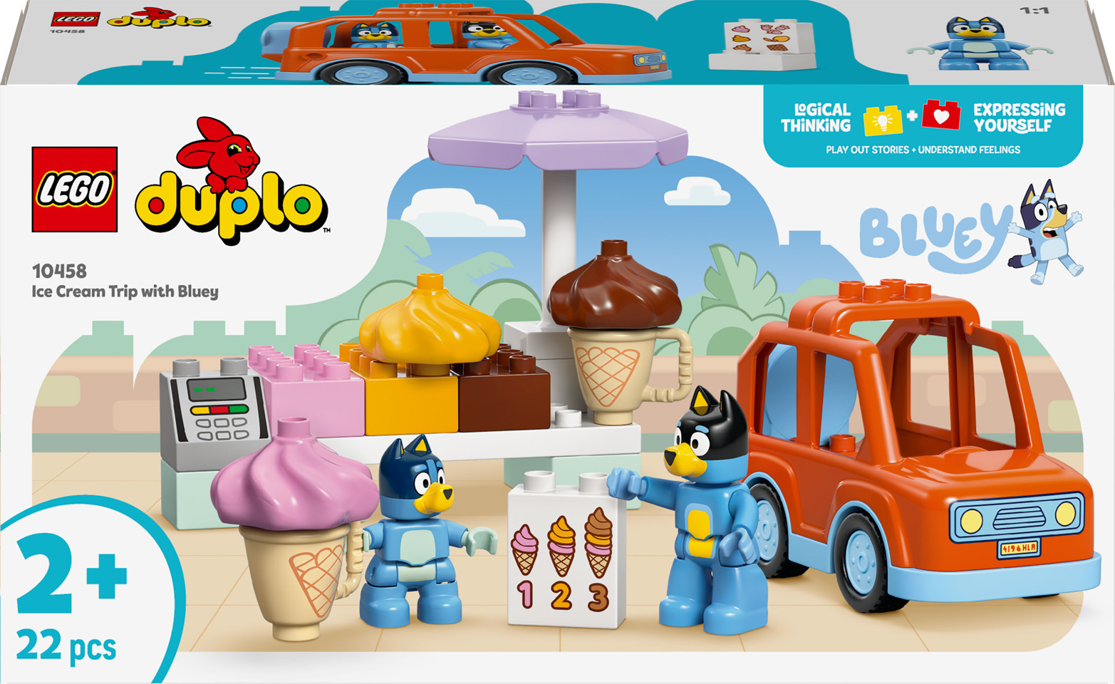 Lego Duplo Ice Cream Trip With Bluey για 2+ Ετών 22τμχ - Image 2