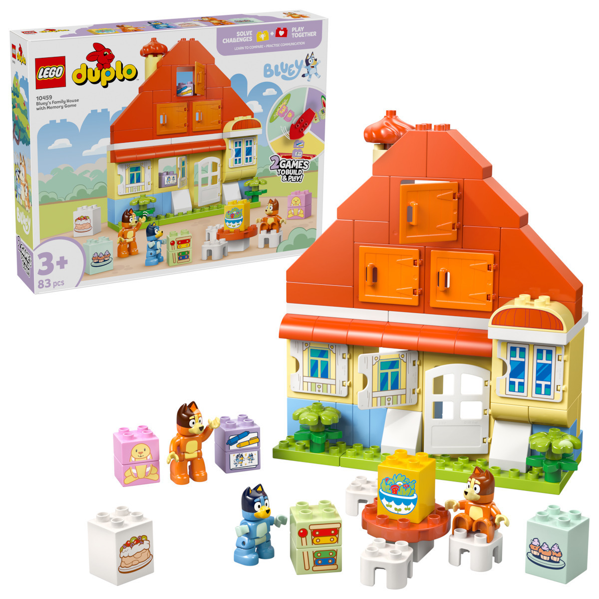 Lego Duplo Bluey's Family House With Memory Game για 3+ Ετών 83τμχ - Image 5