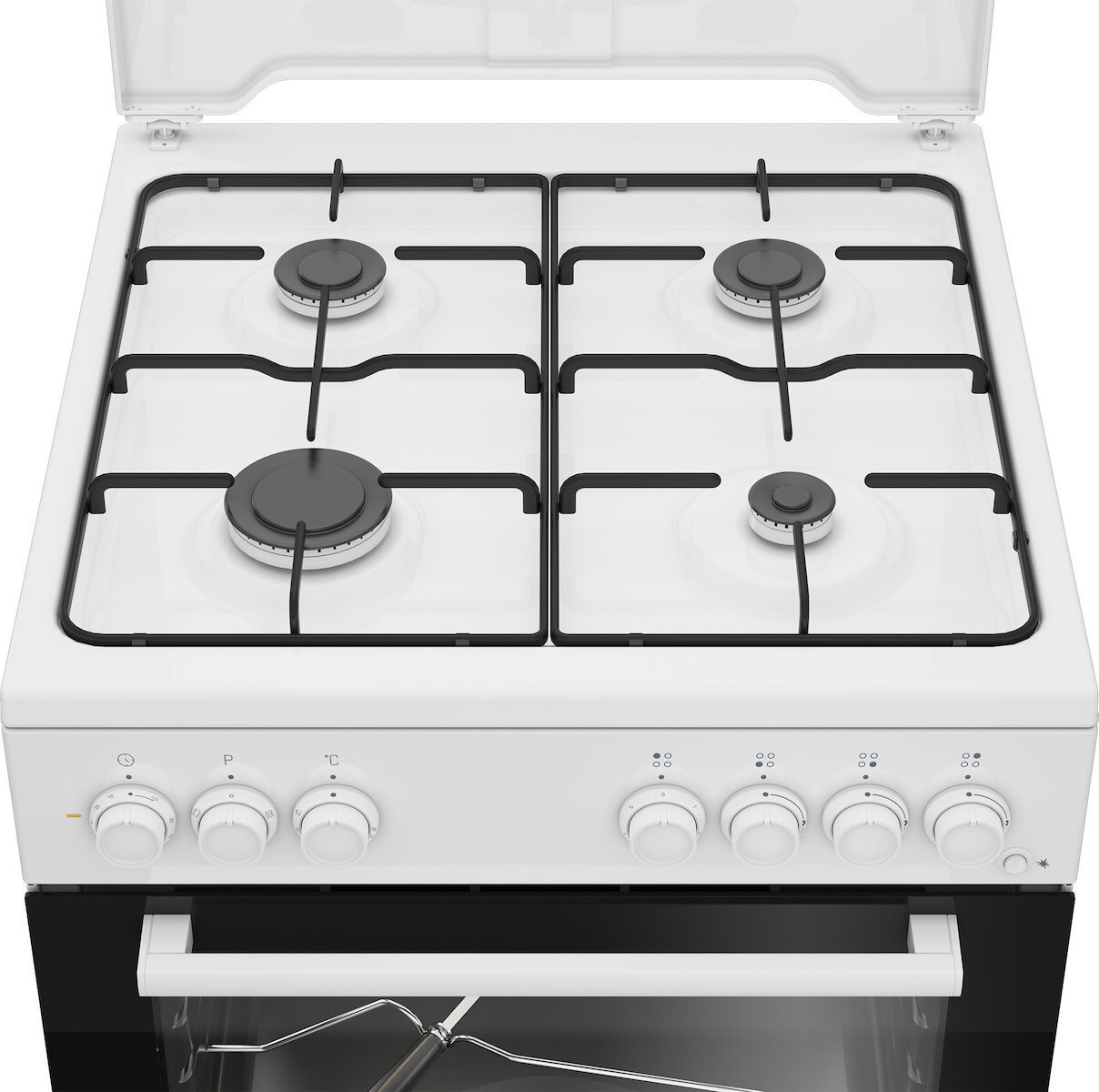 Beko Ελεύθερη με Εστίες Υγραερίου Λευκή FBST62110DW - Image 9