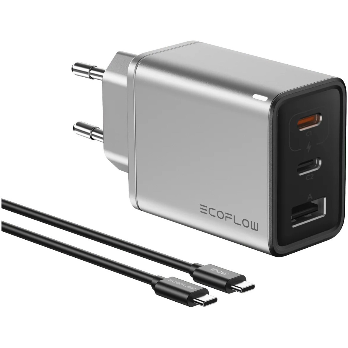 EcoFlow 5016801003 USB-C 65W με Καλώδιο USB-C - USB-C