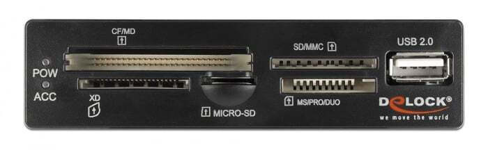 DeLock Card Reader USB 2.0 για SD/microSD/MemoryStick/CompactFlash/xD - Image 2