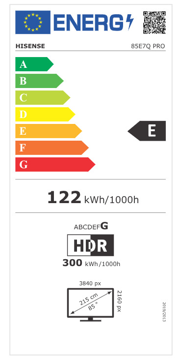 Hisense Smart Τηλεόραση 85" 4K UHD QLED E7Q Pro HDR (2025) 85E7Q PRO - Image 2