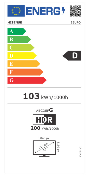 Hisense Smart Τηλεόραση 85" 4K UHD Mini LED U7Q HDR (2025) 85U7Q - Image 2