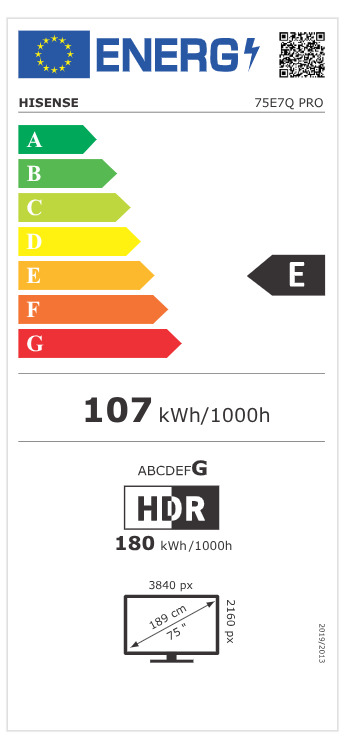 Hisense Smart Τηλεόραση 75" 4K UHD QLED E7Q Pro HDR (2025) 75E7Q Pro - Image 2