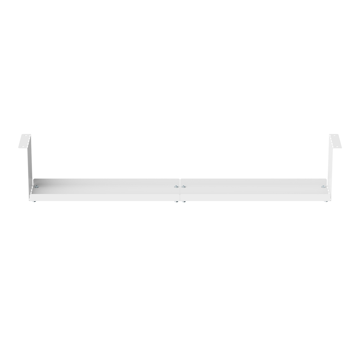Compact Under-desk Cable Organizer Maclean Max Load 5kg White Mc-107 W - Image 4