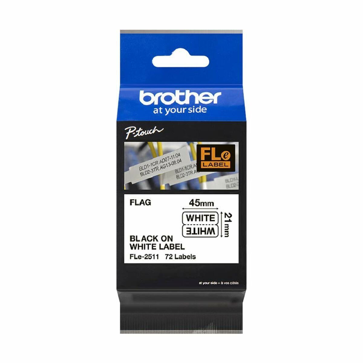 Brother Ταινία Ετικετογράφου σε Λευκό Χρώμα FLE-2511 - Image 2