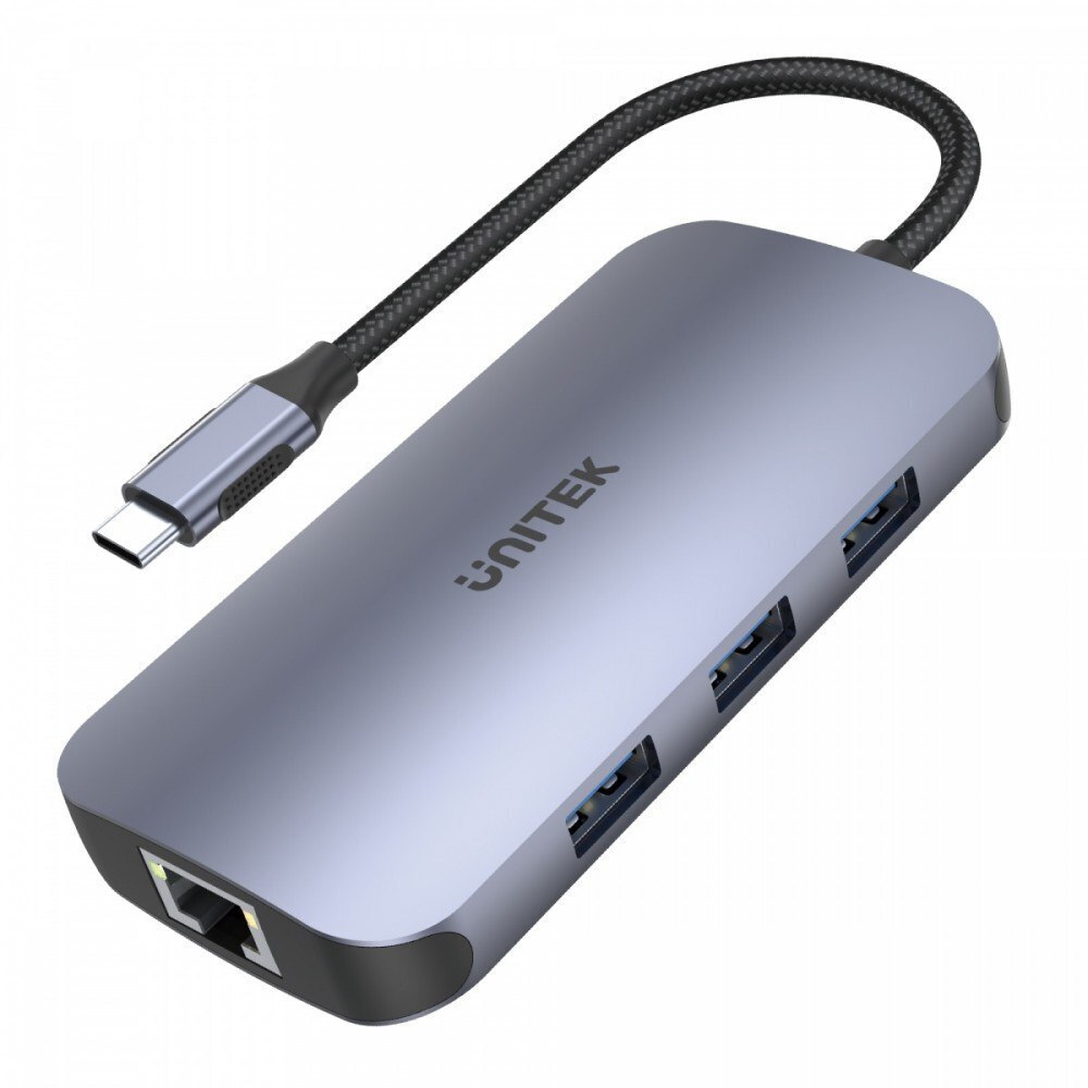 Unitek N9+ USB-C Docking Station με HDMI 4K PD Ethernet - Image 4