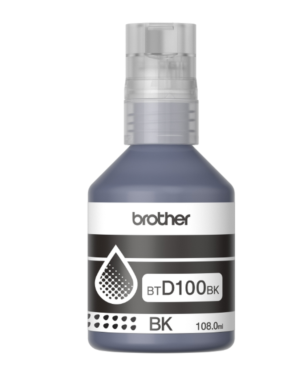Brother BTD100BK Γνήσιο Μελάνι Εκτυπωτή InkJet Μαύρο (BT-D100BK) - Image 2