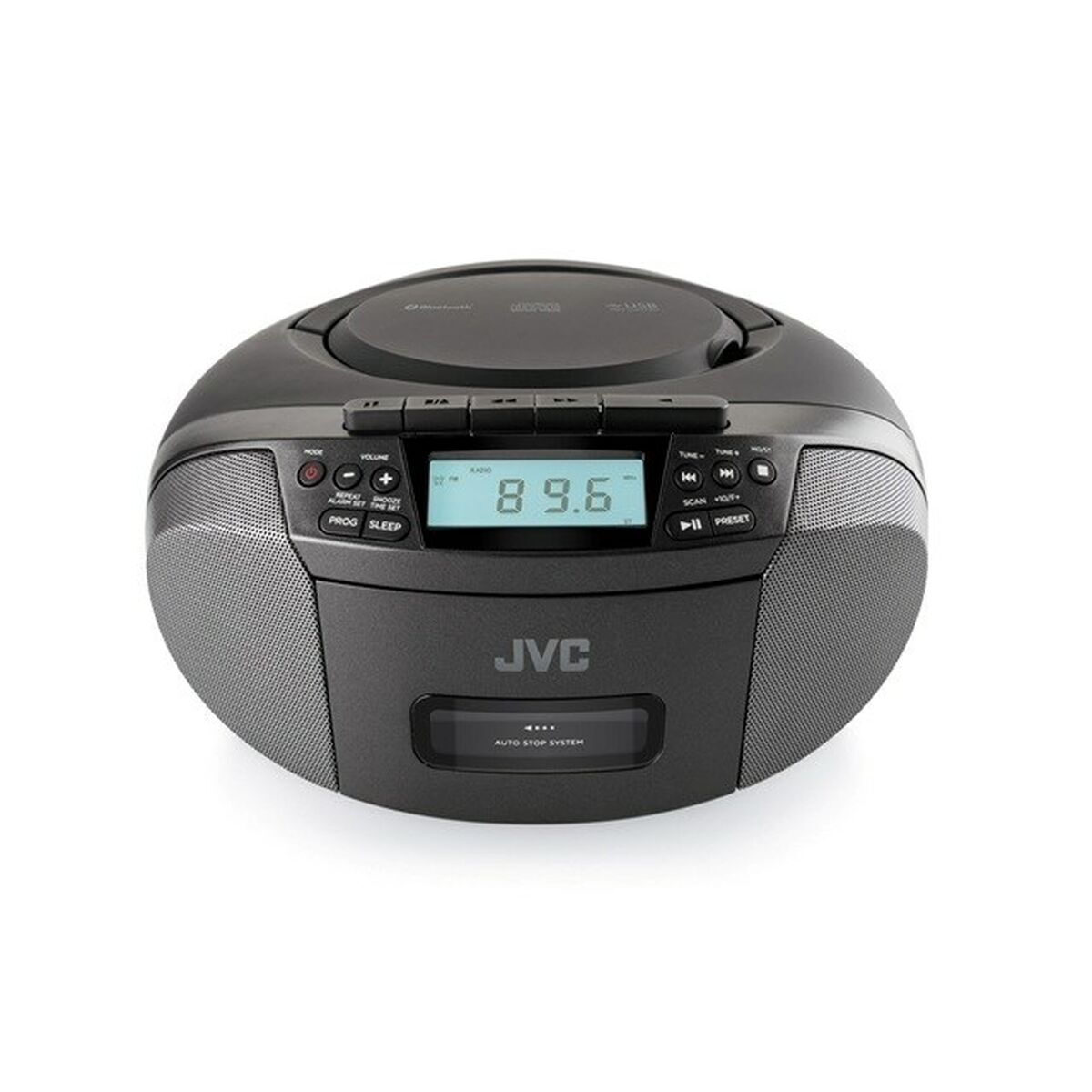 JVC Φορητό Ηχοσύστημα RC-E444B με Ραδιόφωνο σε Μαύρο Χρώμα