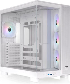 Thermaltake View 600 TG Gaming Full Tower Κουτί Υπολογιστή με Πλαϊνό Παράθυρο Snow White