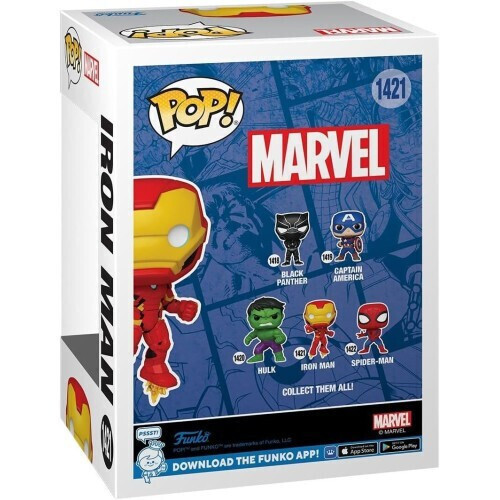 Funko Pop! Marvel: Iron Man Bobble-Head - Image 3