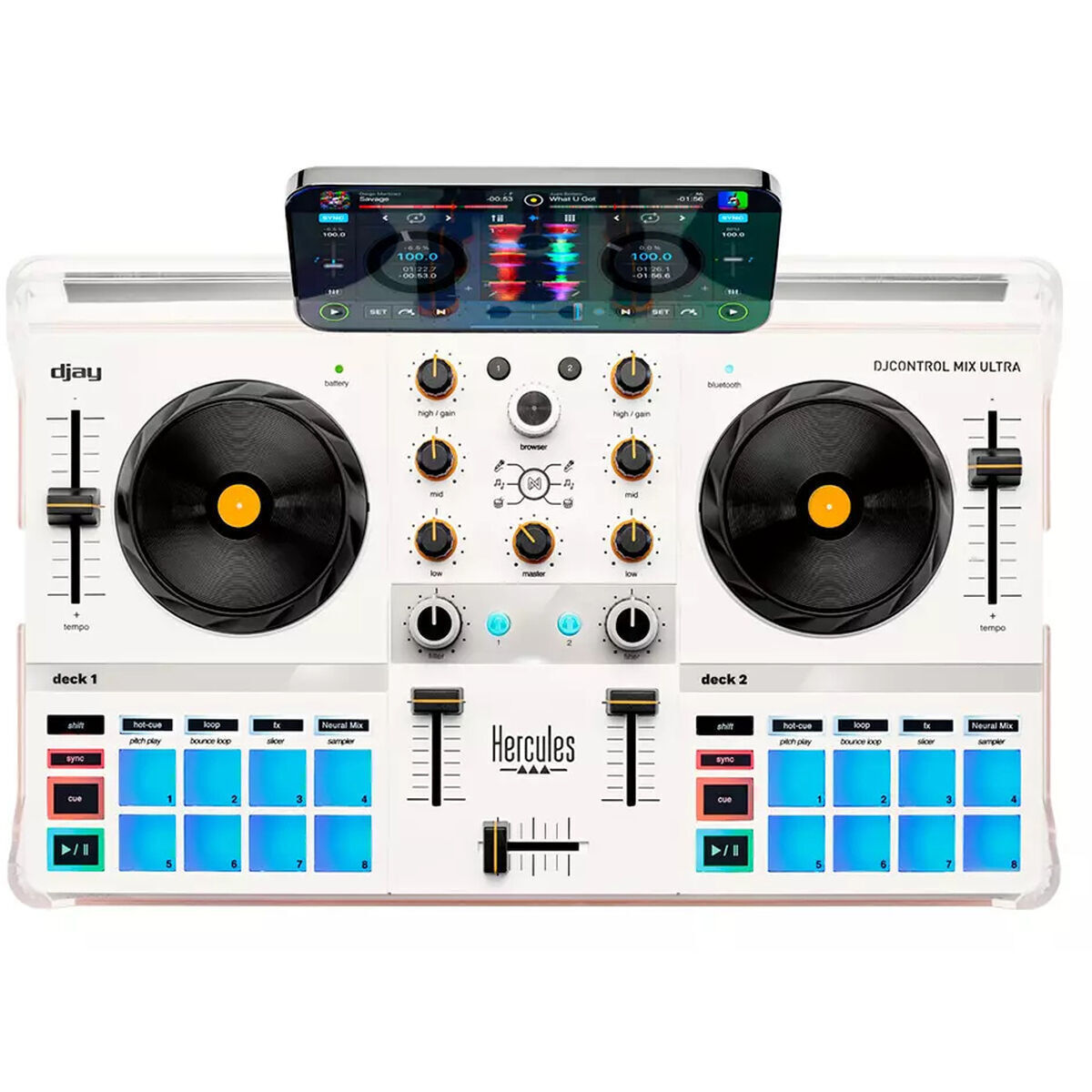 Hercules Hercules Mix Ultra DJ Controller με Οθόνη - Image 8