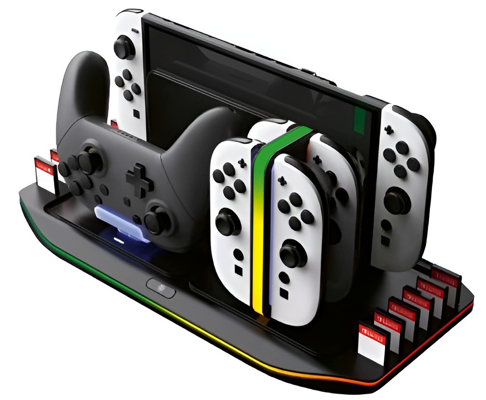 Nacon Charging Station Xl Til Nintendo Switch Ii – Oplad 4 Joy-con - Image 3