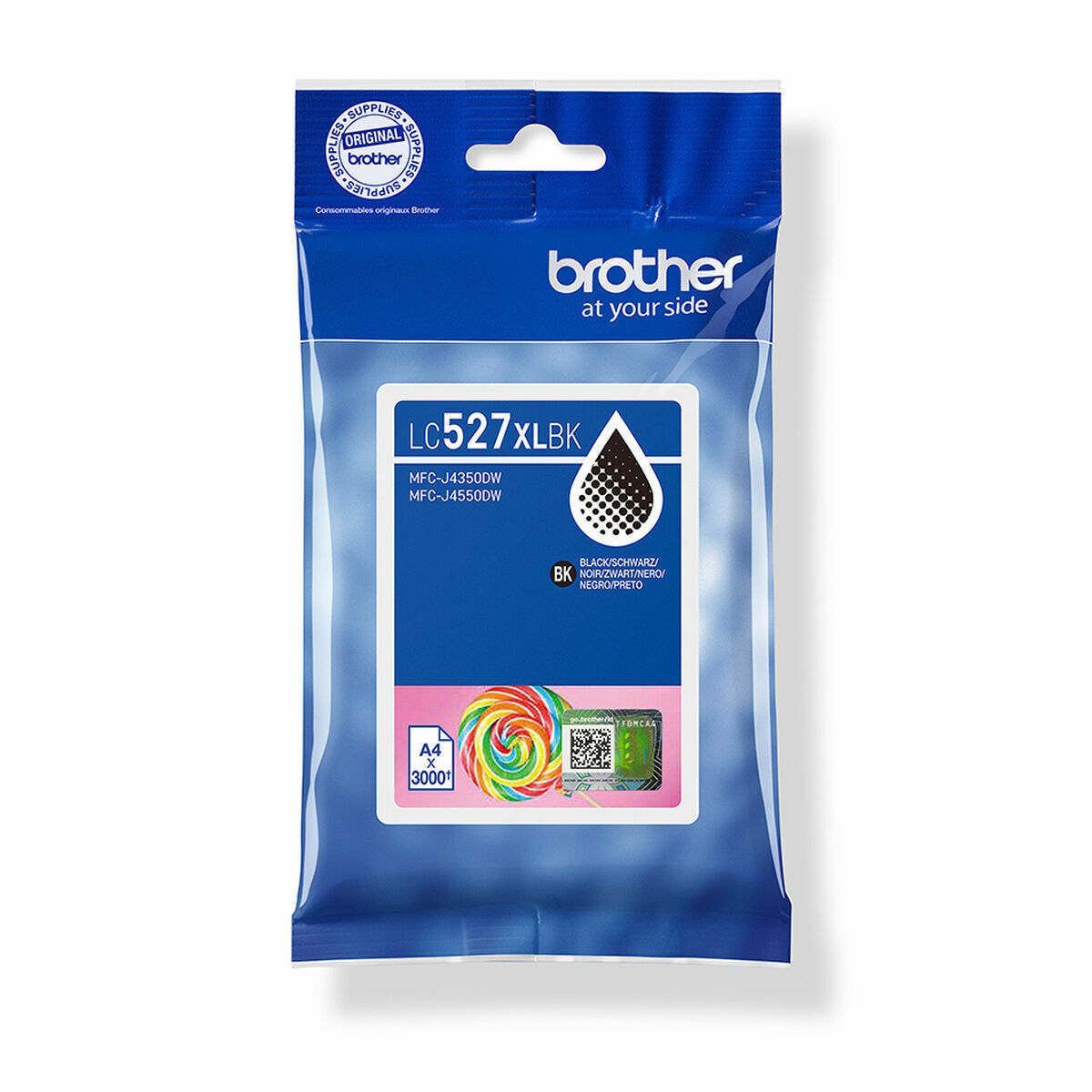 Brother Γνήσιο Μελάνι Εκτυπωτή InkJet Μαύρο (LC-527XLBK)