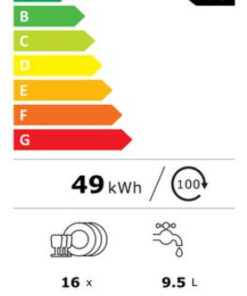 Alternative view of Hisense Εντοιχιζόμενο για 16 Σερβίτσια Π60xY82εκ. HV663A65