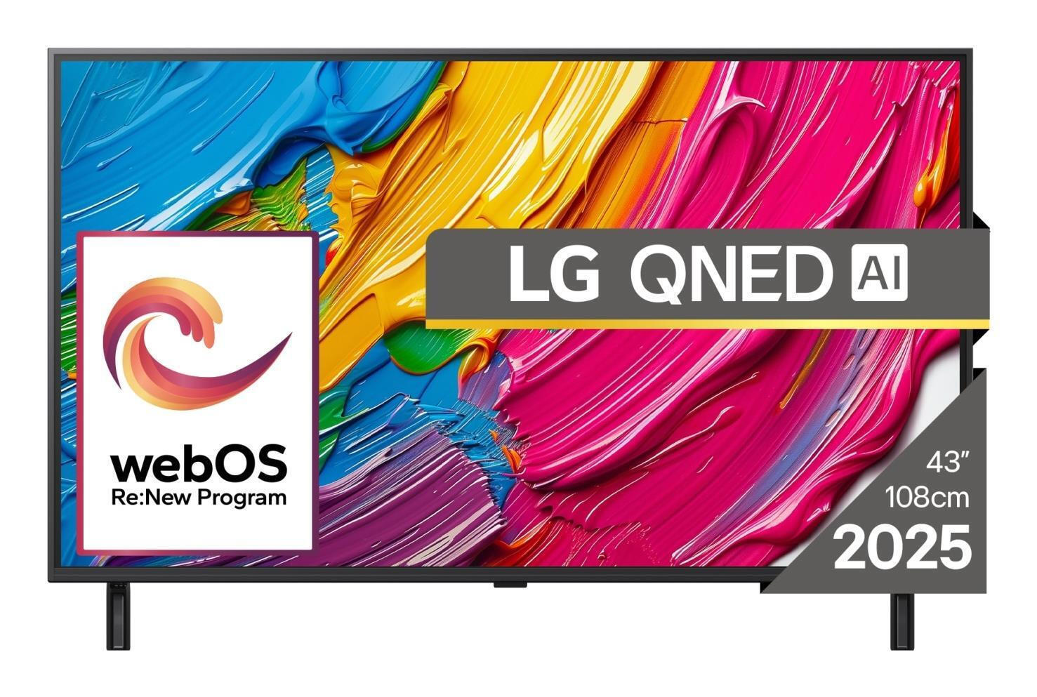 LG Smart Τηλεόραση 75" 4K UHD QNED QNED80A HDR (2025) 75QNED80A3A