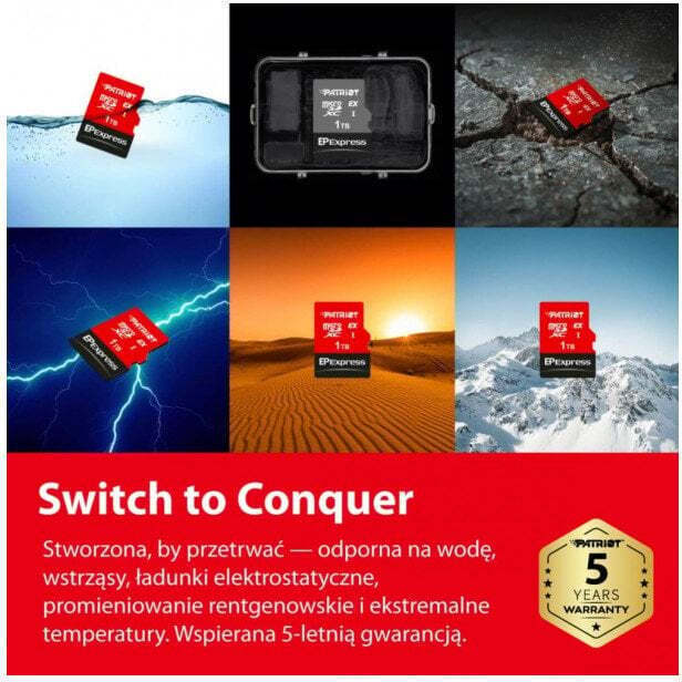 Patriot microSDXC 512GB Class 10 U3