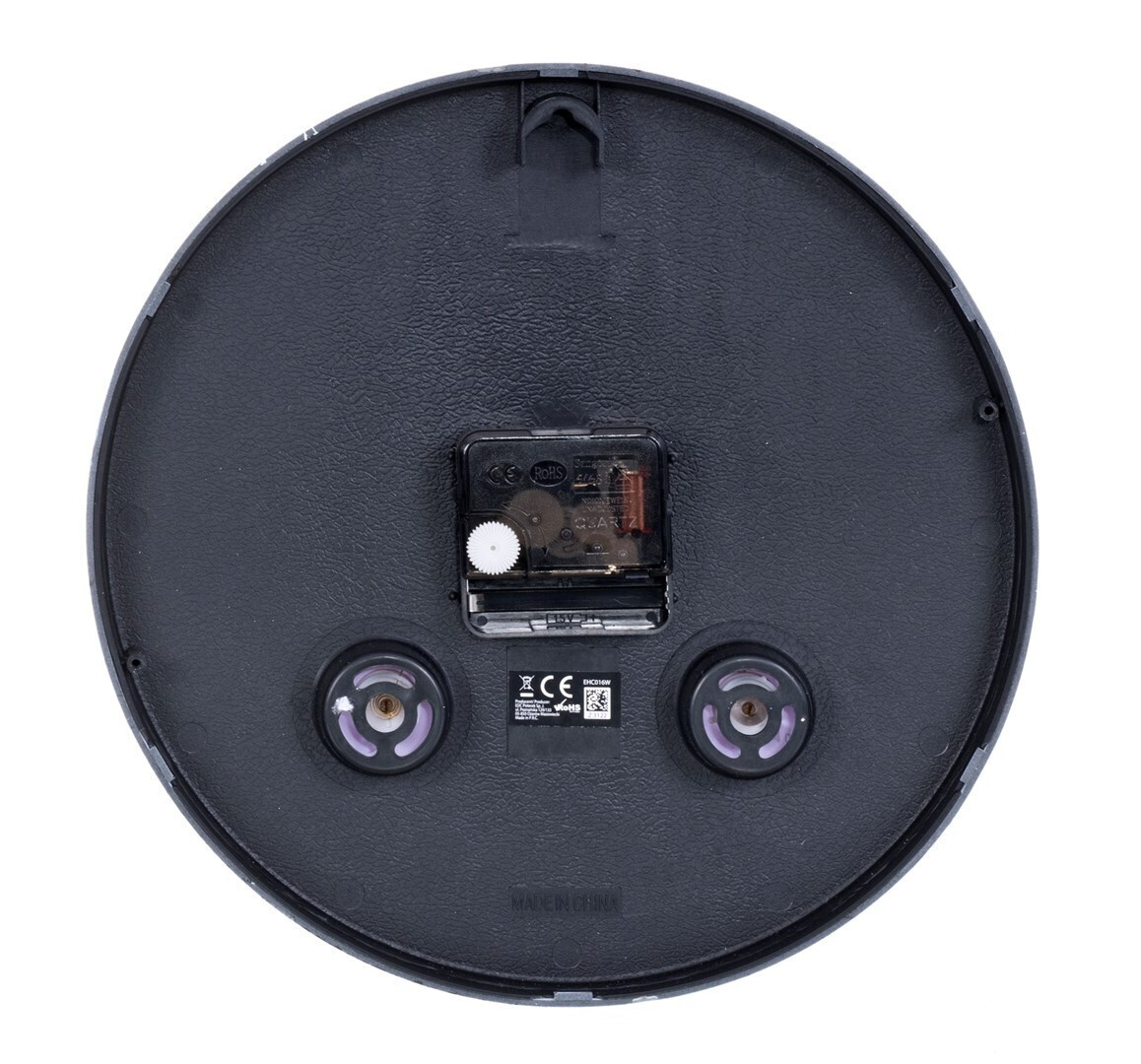 Esperanza Lyon Ρολόι Τοίχου Πλαστικό Λευκό Ø25cm EHC016W - Image 7