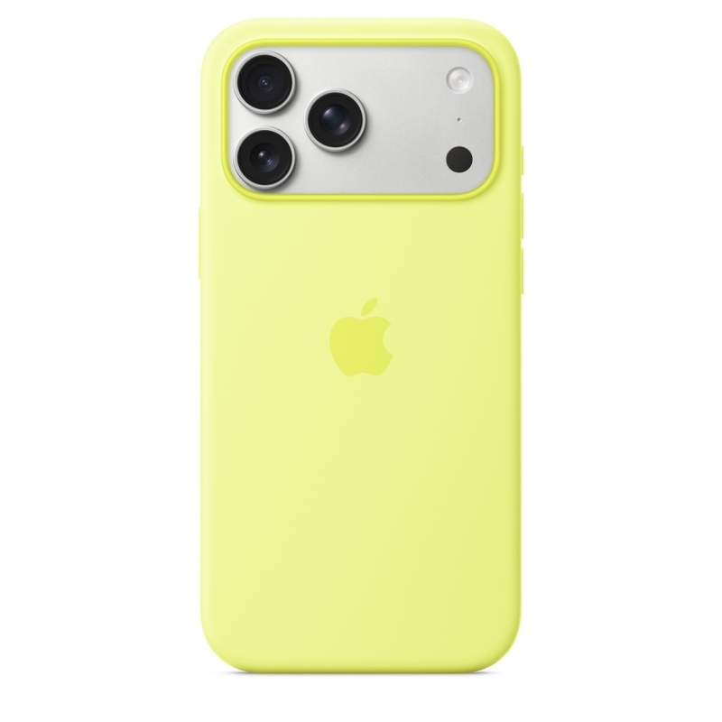 Apple Silicone Case with MagSafe Back Cover Σιλικόνης Neon Yellow (iPhone 17 Pro Max) MGFM4ZM/A