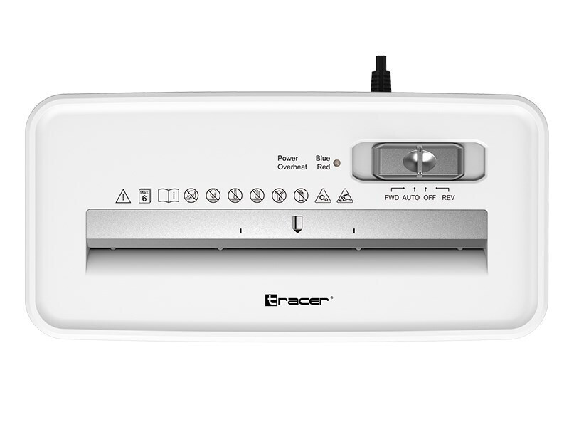 Tracer Καταστροφέας Εγγράφων Razor 6 Φύλλων με Κάδο 10lt - Image 5
