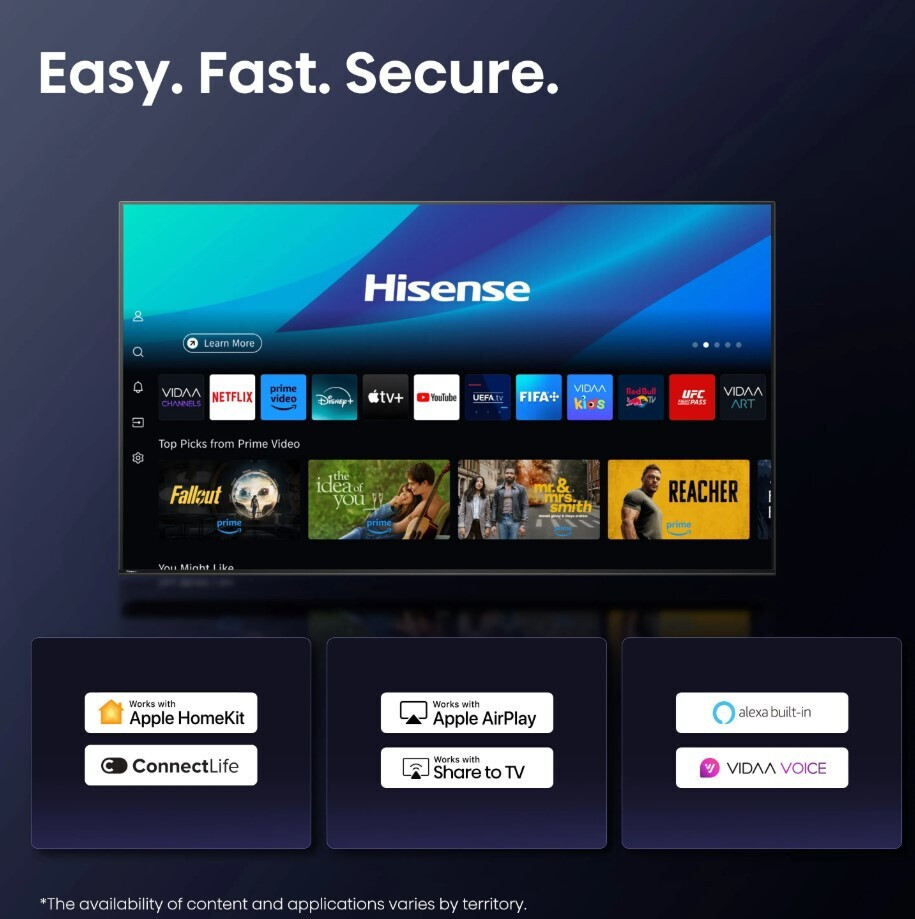 Hisense Smart Τηλεόραση 100" 4K UHD Mini LED U7Q HDR (2025) 100U7Q - Image 11