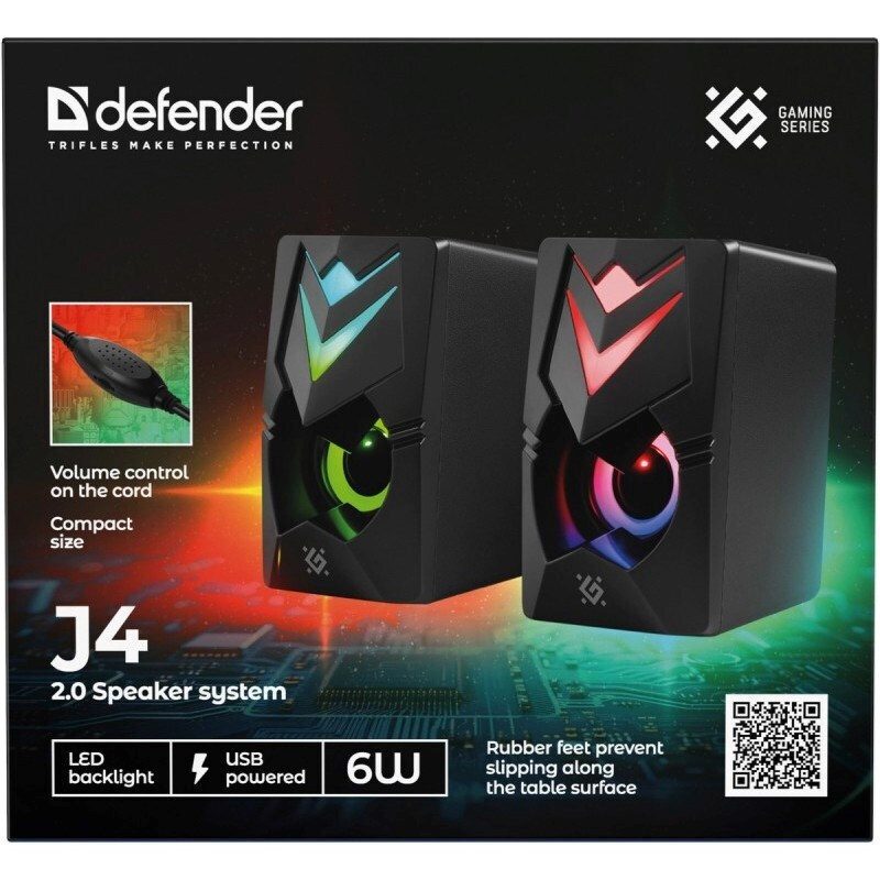 Defender J4 2.0 με Ισχύ 6W σε Μαύρο Χρώμα - Image 7