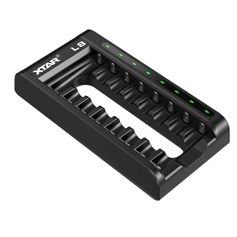 XTAR USB Φορτιστής 8 Μπαταριών Ni-MH Μεγέθους AA/AAA
