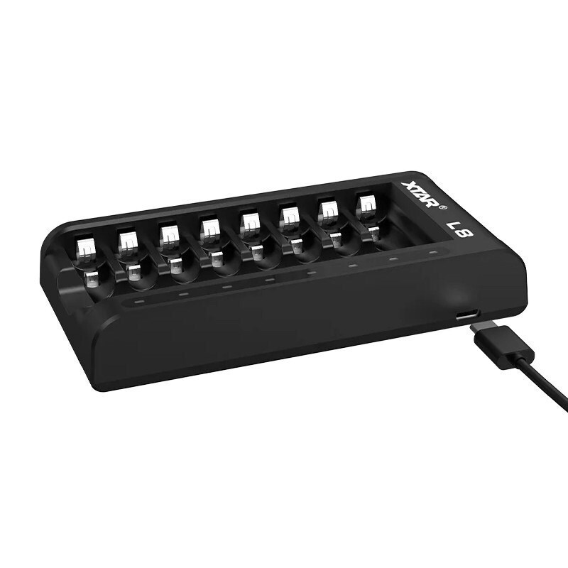 XTAR USB Φορτιστής 8 Μπαταριών Ni-MH Μεγέθους AA/AAA - Image 3