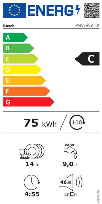 Bosch Πλήρως Εντοιχιζόμενο για 14 Σερβίτσια Π59.8xY81.5εκ. SMV4HVX11E - Image 2