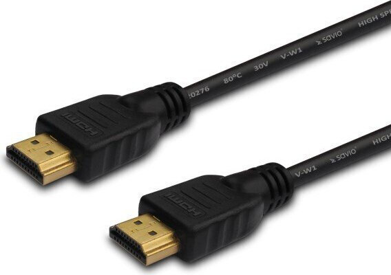 Savio HDMI 2.0 HDMI male - HDMI male 3m Μαύρο